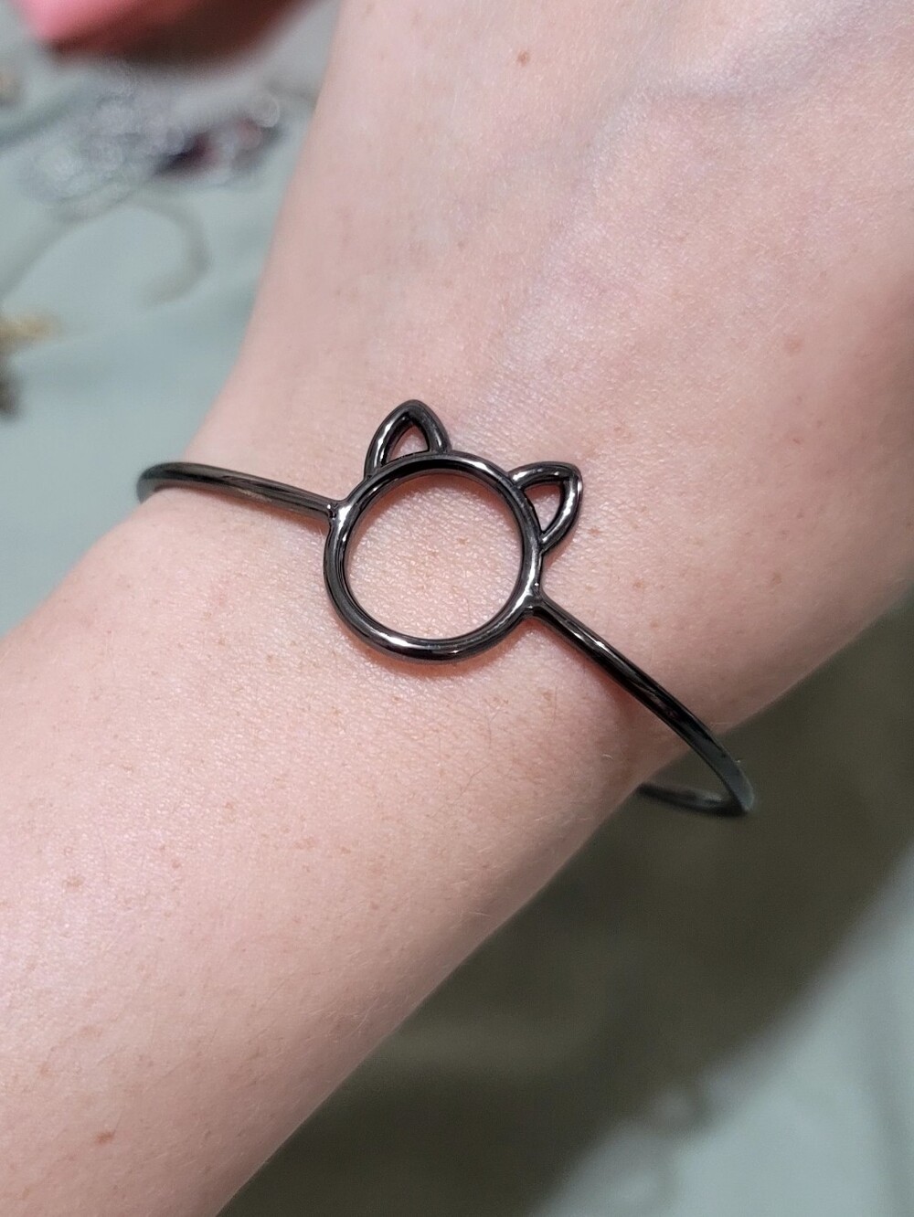 Kitty Cuff Bracelet - Picture 2 of 3